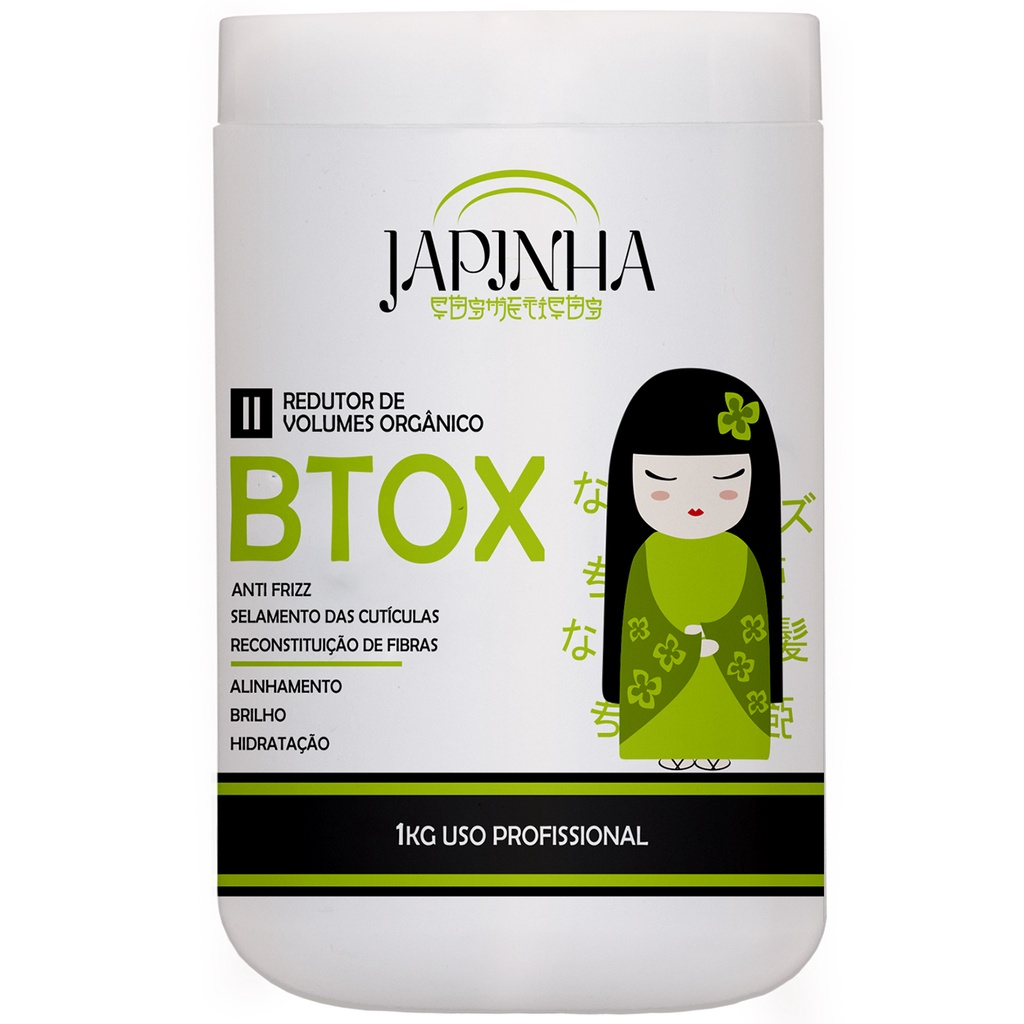 Japinha Btox Orgânico Vegano Profissional: Redução de Volume com Eficácia Sustentabilidade