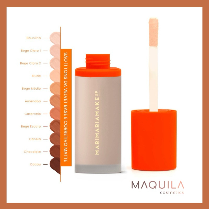 Base e Corretivo Matte Velvet Skin by MariMaria: A Beleza ao Seu Alcance