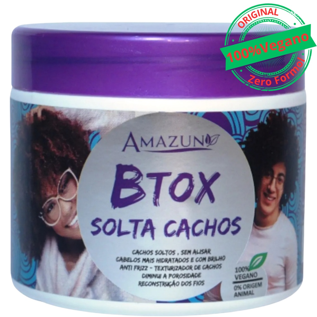 Botox Solta Cachos Anti Frizz Amazun 500g: Beleza e Cuidado em um Só Produto